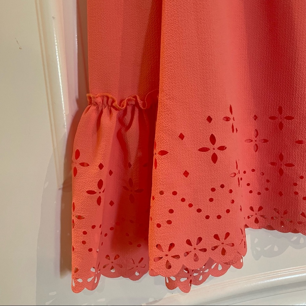 Kay Celine Coral Off the Shoulder Top (OS) - Picture 8 of 11